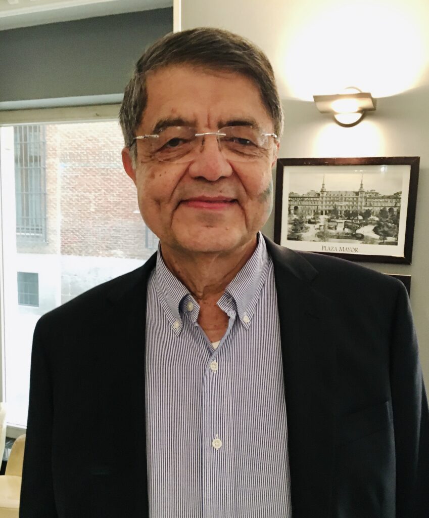 El escritor nicaragüense Sergio Ramírez en Madrid, 2018